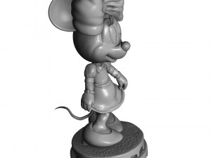 Minnie Mouse Oops for 3d print Modèles 3D en vedette