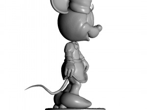 Minnie Mouse Oops for 3d print Modèles 3D en vedette