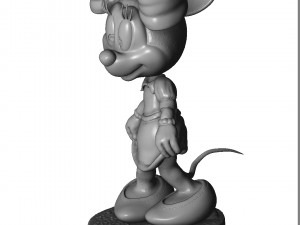Minnie Mouse Oops for 3d print Modèles 3D en vedette
