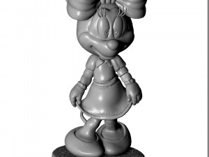 Minnie Mouse Oops for 3d print Modèles 3D en vedette