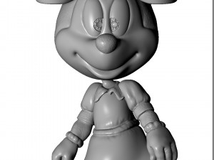 Minnie Mouse Oops for 3d print Modèles 3D en vedette