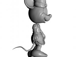 Minnie Mouse Oops for 3d print Modèles 3D en vedette