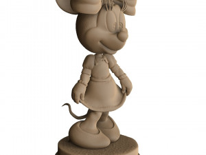 Minnie Mouse Oops for 3d print Modèles 3D en vedette