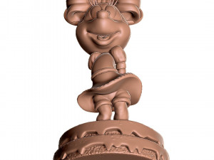 Minnie Mouse shy for 3d print 3D Принт Модель