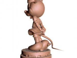 Minnie Mouse shy for 3d print 3D Print Model
