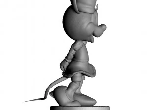 Minnie Mouse shy for 3d print 3D Print Model