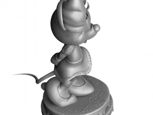 Minnie Mouse shy for 3d print 3D Print Model