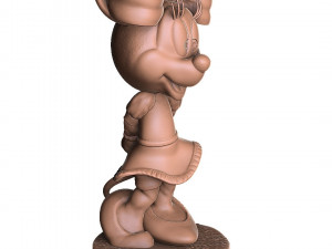 Minnie Mouse shy for 3d print 3Dプリントモデル