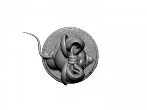 Minnie Mouse shy for 3d print 3D Print Model