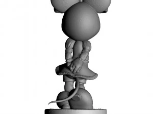 Minnie Mouse shy for 3d print 3D Print Model