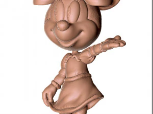 Minnie mouse hi 3d primtable stl 3D Print Model