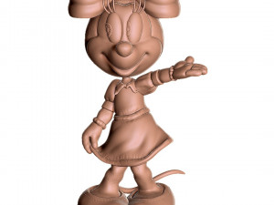 Minnie mouse hi 3d primtable stl 3D Print Model