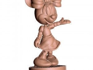 Minnie mouse hi 3d primtable stl 3D Print Model