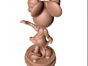 Minnie mouse hi 3d primtable stl 3D Print Model