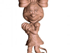 minnie mouse love 3d stl para impress&atilde;o Modelo de Impressão 3D