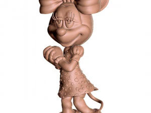 minnie mouse love 3d printable stl 3D Print Model