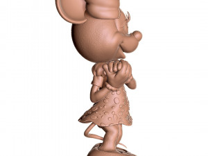 minnie mouse love 3d printable stl Modelo de impresión 3D