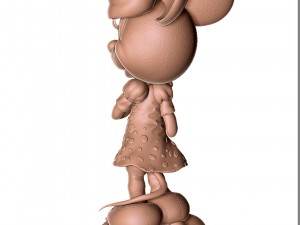 minnie mouse love 3d printable stl Modelo de impresión 3D