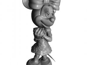 minnie mouse love 3d printable stl Modelo de impresión 3D