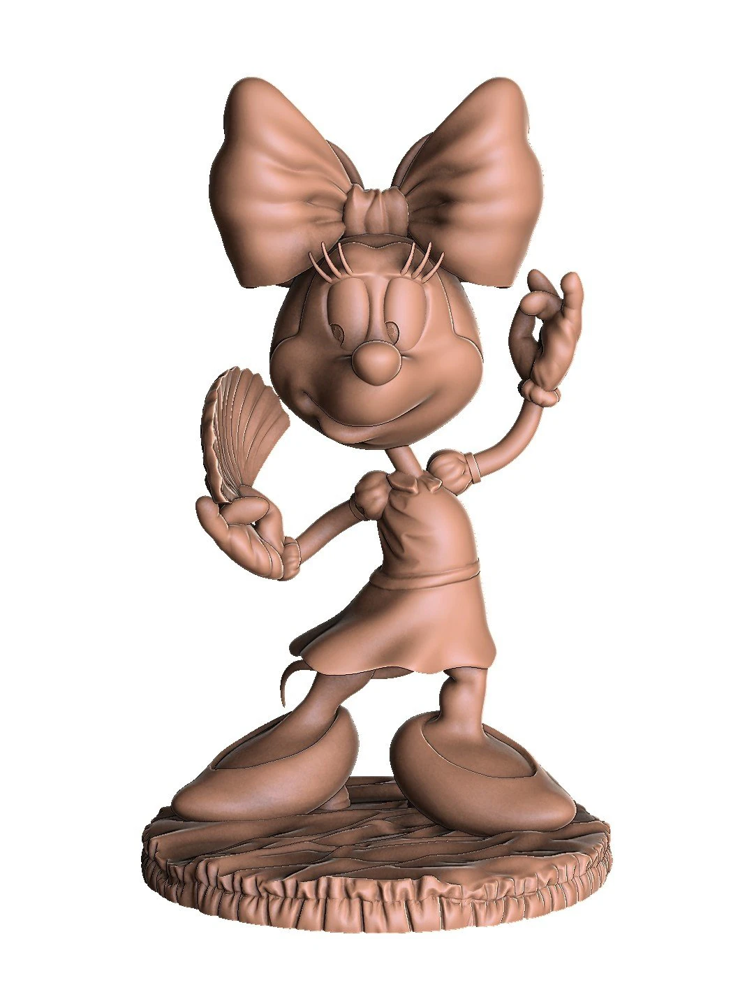 minnie mouse dance stl 3D Print Model .c4d .max .obj .3ds .fbx .stl .blend 