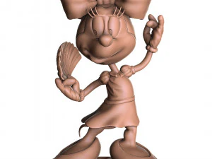 stl tari minnie mouse Model Cetak 3D