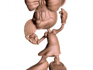 minnie mouse dance stl 3D Print Model