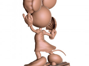 minnie mouse dance stl 3D 打印模型