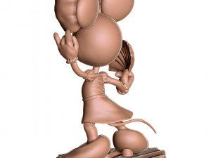 minnie mouse dance stl 3D Print Model