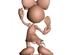 minnie mouse dance stl 3D Print Model