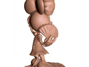 minnie mouse dance stl 3D Print Model
