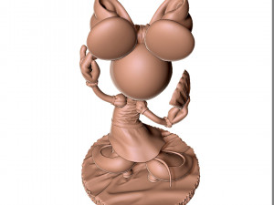 minnie mouse dance stl 3D 打印模型