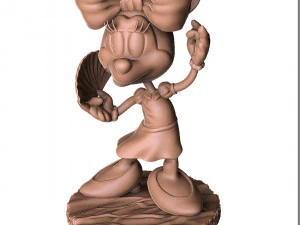 minnie mouse dance stl 3D Print Model