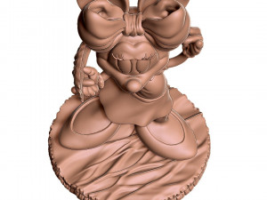 minnie mouse dance stl 3D 打印模型