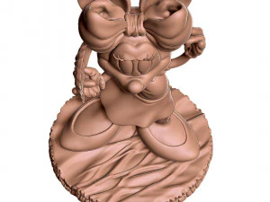 minnie mouse dance stl 3D Print Model