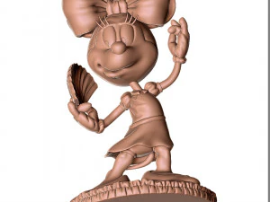 minnie mouse dance stl 3D Print Model