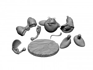 minnie mouse dance stl 3D 打印模型