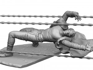 Neo bullet time stl Model do druku 3D