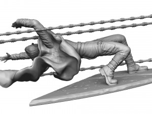 Neo bullet time stl Model do druku 3D