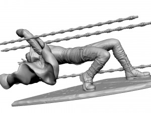 Neo bullet time stl Model do druku 3D