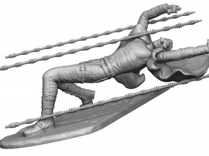 Neo bullet time stl Model do druku 3D
