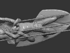 Neo bullet time stl Model do druku 3D