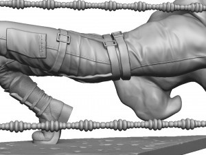 Neo bullet time stl Model do druku 3D