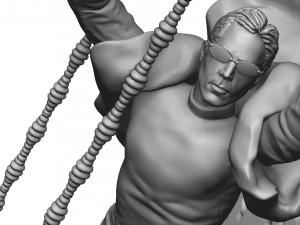 Neo bullet time stl Model do druku 3D