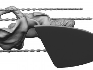 Neo bullet time stl Model do druku 3D