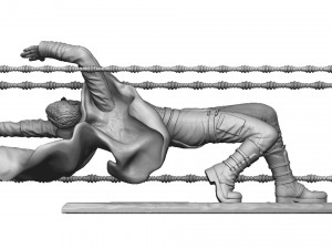 Neo bullet time stl Model do druku 3D