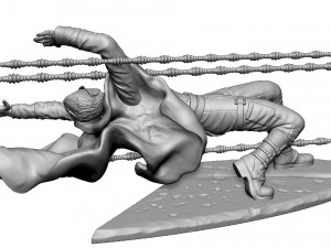Neo bullet time stl Model do druku 3D