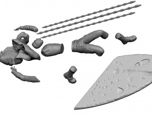 Neo bullet time stl Model do druku 3D