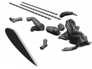 Neo bullet time stl Model do druku 3D