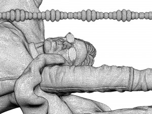 Neo bullet time stl Model do druku 3D