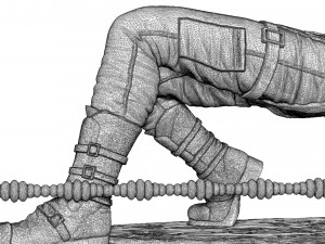 Neo bullet time stl Model do druku 3D